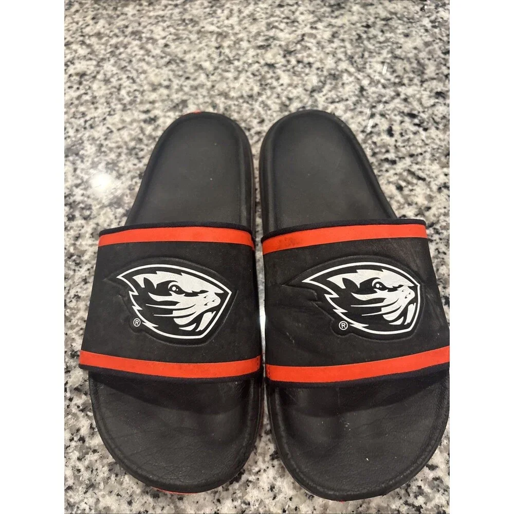Oregon State OSU Beavers Nike Offcourt Slide Sandals Mens Sz 10 DD0537-002 NCAA